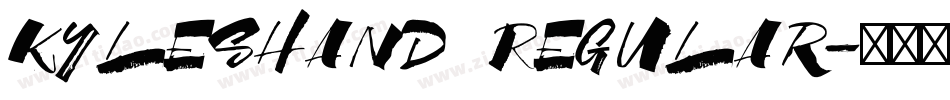 KylesHand Regular字体转换